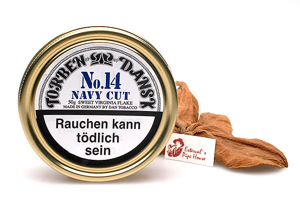 Torben Dansk No. 14 Navy Cut Pfeifentabak 50g Dose Torben Dansk No. 14 Navy Cut Pfeifentabak 50g Dose